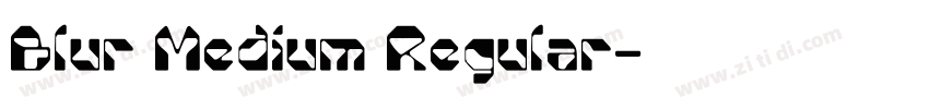 Blur Medium Regular字体转换
